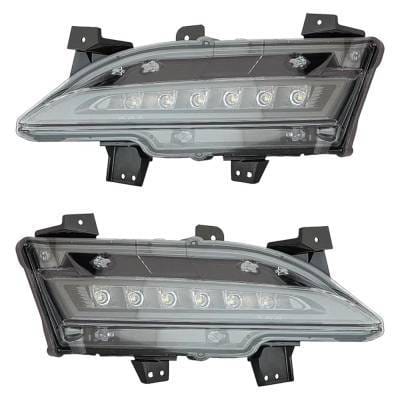 New Pair Of Daytime Running Lights Compatible With Lincoln Mkc 2015 2016 2017 2018 2019 By Part
