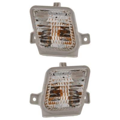 New Pair Of Daytime Running Lights Compatible With Honda Odyssey 3.5L 2021 2022 2023 By Part Numbers