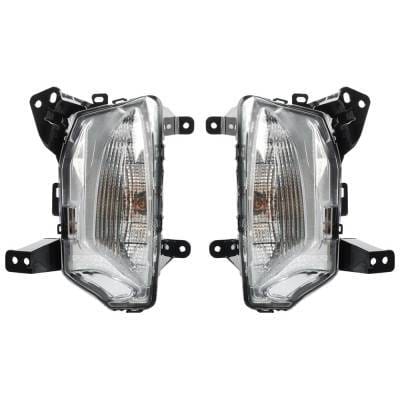 New Pair Of Daytime Running Lights Compatible With Chevrolet Equinox 1.5L 2022 2023 2024 By Part