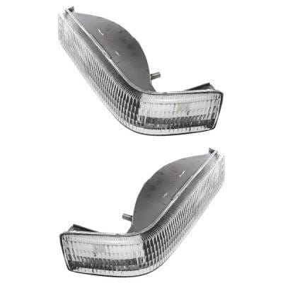 New Pair Of Daytime Running Lights Compatible With Jeep Grand Cherokee 4.0L 5.2L 1993 1994 1995 1996