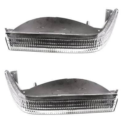 New Pair Of Daytime Running Lights Compatible With Jeep Grand Cherokee 4.0L 5.2L 1993 1994 1995 1996 thumbnail 3