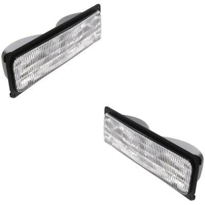 New Pair Of Daytime Running Lights Compatible With Chevrolet Gmc 1994 1995 1996 1997 1998 1999 2000 thumbnail 5