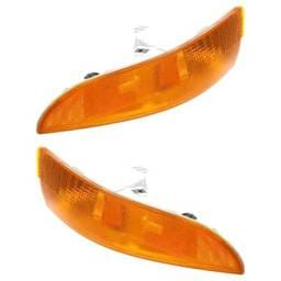 New Pair Of Daytime Running Lights Compatible With Chevrolet Camaro 3.4L 3.8L 5.7L 1993-2002 By Part