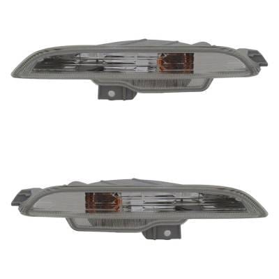 New Pair Of Daytime Running Lights Compatible With Honda Insight 1.3L 2010 2011 By Part Numbers