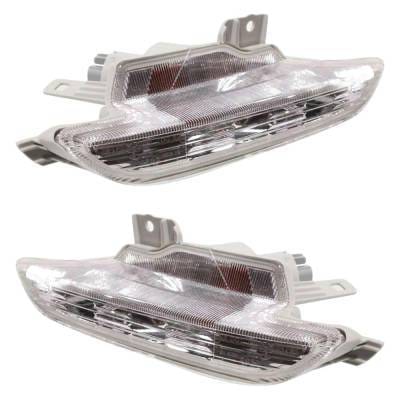 New Pair Of Daytime Running Lights Compatible With Honda Insight 1.3L 2010 2011 By Part Numbers thumbnail 9