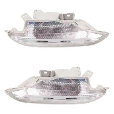 New Pair Of Daytime Running Lights Compatible With Honda Insight 1.3L 2010 2011 By Part Numbers thumbnail 11