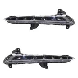 New Daytime Running Lights Compatible With Hyundai Sonata 1.6L 2.0L 2.4L 2015 2016 2017 By Part