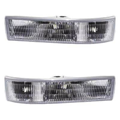 New Pair Of Daytime Running Lights Compatible With Chevrolet Gmc Astro Safari 4.3L 1995-2005 By Part thumbnail 3