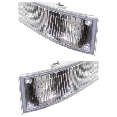New Pair Of Daytime Running Lights Compatible With Chevrolet Gmc Astro Safari 4.3L 1995-2005 By Part thumbnail 5