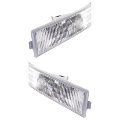 New Pair Of Daytime Running Lights Compatible With Chevrolet Gmc Astro Safari 4.3L 1995-2005 By Part thumbnail 9