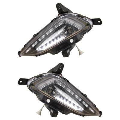 Drl Assembly Compatible With 2016-2018 Hyundai Tucson 2.0L 2.4L I4 181Hp Replaces Hy2592168