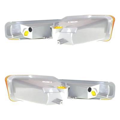 New Pair Of Daytime Running Lights Compatible With Buick Lesabre 3.8L 1997 1998 1999 By Part Numbers