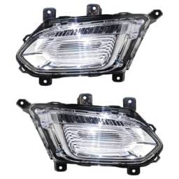 New Pair Of Daytime Running Lights Compatible With Chevrolet Equinox 2.4L 3.6L 2016 2017 By Part