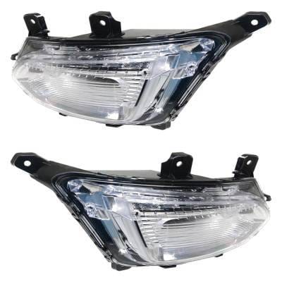 New Pair Of Daytime Running Lights Compatible With Chevrolet Equinox 2.4L 3.6L 2016 2017 By Part thumbnail 9