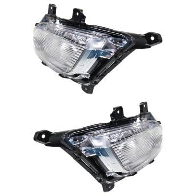 New Pair Of Daytime Running Lights Compatible With Chevrolet Equinox 2.4L 3.6L 2016 2017 By Part thumbnail 11