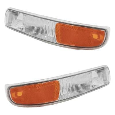 New Pair Of Daytime Running Lights Compatible With Chevrolet 1999 2000 2001 2002 2003 2004 2005 2006