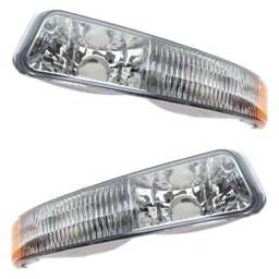 New Pair Of Daytime Running Lights Compatible With Gmc 1999 2000 2001 2002 2003 2004 2005 2006 2007