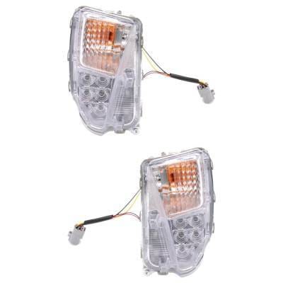 New Pair Of Daytime Running Lights Compatible With Toyota Prius Plug-In Prius 1.8L 2012-2015 By Part thumbnail 9