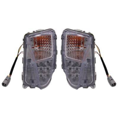 New Pair Of Daytime Running Lights Compatible With Toyota Prius Plug-In Prius 1.8L 2012-2015 By Part thumbnail 11