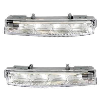 Drl Assembly Compatible With 2012-2016 Mercedes-Benz C250 C300 C350 E350 E550 E63 Amg Slk250 Slk350