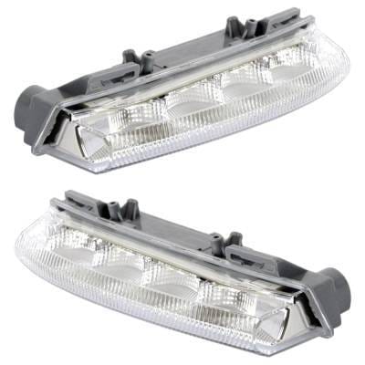 Drl Assembly Compatible With 2012-2016 Mercedes-Benz C250 C300 C350 E350 E550 E63 Amg Slk250 Slk350 thumbnail 5