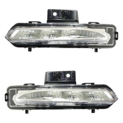 New Pair Of Daytime Running Lights Compatible With Buick Enclave 3.6L 2013 2014 2015 2016 2017 By
