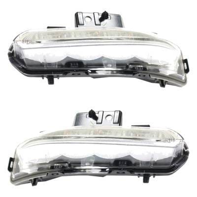 New Pair Of Daytime Running Lights Compatible With Buick Enclave 3.6L 2013 2014 2015 2016 2017 By thumbnail 3