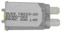New Cooper Bussman 0-28 Vdc 20 Amp Circuit Breaker Compatible With Manual Type Iii Cb223-20
