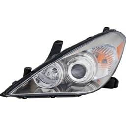 Headlight Compatible With 2007-2008 Toyota Solara 2.4L 3.3L I4 Left Driver Side Halogen Rept100174