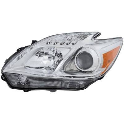 Headlight Compatible With 2012-2015 Toyota Prius 1.8L I4 Left Driver Side Halogen Rept100358q-N