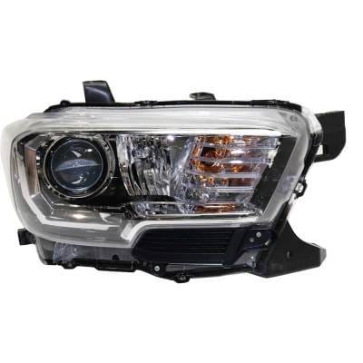 Headlight Compatible With 2016-2017 Toyota Tacoma 2.7L 3.5L I4 Right Passenger Side Halogen