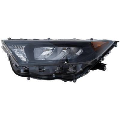 Headlight Compatible With 2019-2022 Toyota Rav4 2.5L I4 A25a-Fks A25a-Fxs Left Driver Side Led
