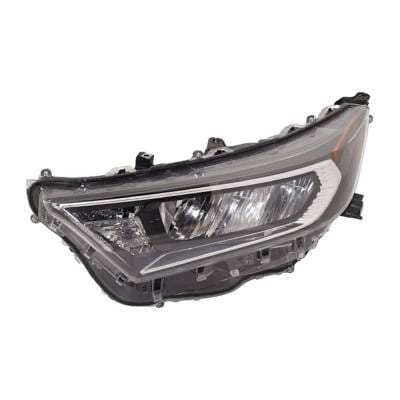 Headlight Compatible With 2019-2021 Toyota Rav4 2.5L I4 A25a-Fks A25a-Fxs Left Driver Side Halogen