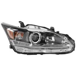 Headlight Compatible With 2011-2017 Lexus Ct200h 1.8L I4 Right Passenger Side Halogen Repl100377q