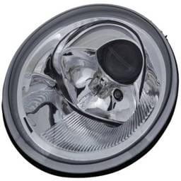 Headlight Compatible With 2002-2004 Volkswagen Beetle Right Passenger Side Halogen V100117