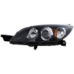Headlight Compatible With 2004-2009 Mazda 3 2.0L 2.3L I4 Left Driver Side Halogen M100166q 156Hp