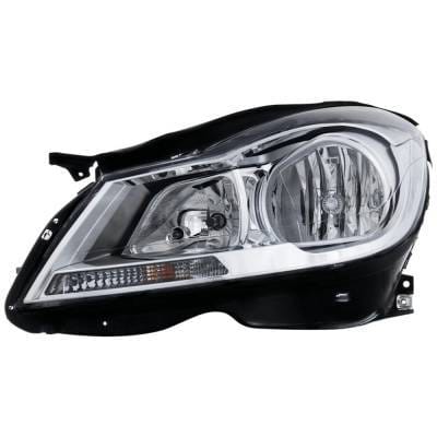 Headlight Compatible With 2012-2014 Mercedes-Benz C250 C350 C300 C63 Amg 1.8L 3.0L I4 M271 M272 M276