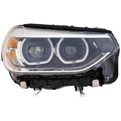 Headlight Compatible With 2018-2021 Bmw X3 X4 2.0L 3.0L I4 B48 B58/S58 Right Passenger Side Led