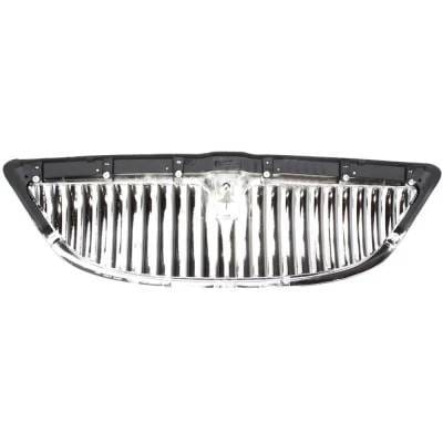 New Chrome Grille Assembly Compatible With Lincoln Town Car Protection Series 8 Cyl 4.6L Town Car thumbnail 9