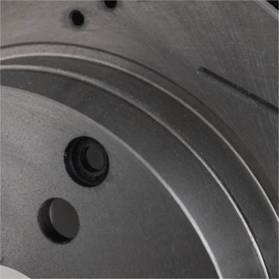 New Cross-Drilled Brake Disc Compatible With Chevrolet Gmc Terrain Slt 6 Cyl 3.6L Equinox L 4 Cyl thumbnail 5