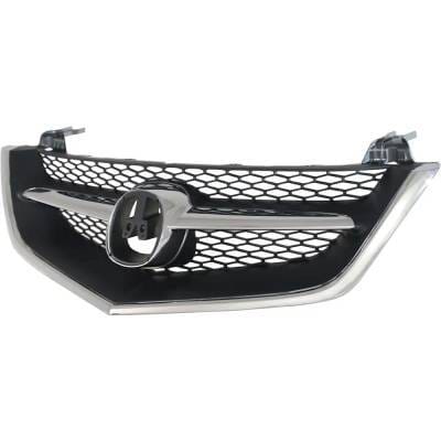 New Chrome Center Bar Grille Assembly Compatible With Acura Tl Type-S 6 Cyl 3.2L Tl Base 6 Cyl 3.2L thumbnail 5