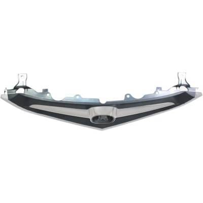 New Chrome Center Bar Grille Assembly Compatible With Acura Tl Base 6 Cyl 3.2L Tl Type-S 6 Cyl 3.2L thumbnail 7