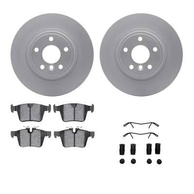 New Plain Surface Brake Disc And Pad Kit Compatible With Jaguar Xe Premium 6 Cyl 3.0L Xe S 6 Cyl
