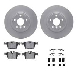 New Plain Surface Brake Disc And Pad Kit Compatible With Jaguar Xe Base 4 Cyl 2.0L Xe Prestige 6 Cyl