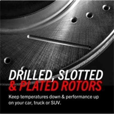 New Cross-Drilled Brake Disc Compatible With Ford Lincoln Mercury Town Car Executive 8 Cyl 4.6L Town thumbnail 5