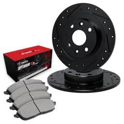 New Front Brake Disc And Pad Kit Compatible With Bertone Fiat Lancia X-1/9 Base 4 Cyl 1.5L X-1/9