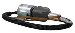 12V Fuel Shut Down Solenoid Compatible With Cummins 4Bt 6Bt 5.9L Diesel Engine 3 Terminal Continuous
