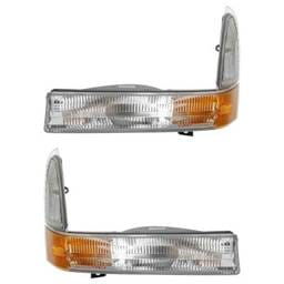 New Pair Of Daytime Running Lights Compatible With Ford 2001 2002 2003 2004 2005 By Part Numbers