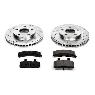 New Front Brake Disc And Pad Kit Compatible With Cadillac Fleetwood Base 8 Cyl 4.9L Fleetwood 60 thumbnail 3