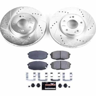 New Front Brake Disc And Pad Kit Compatible With Kia Forte Sx 4 Cyl 2.4L Forte Sx Luxury 4 Cyl 2.4L thumbnail 3